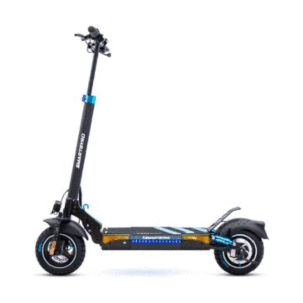 SMARTGYRO Speedway - Patinete Eléctrico para Adultos con Motor de 500W 48V, Batería 12.500 mAh, Doble suspensión Reforzada, Frenos de Disco, 4 Intermitentes, Scooter, 3 Modos de conducción